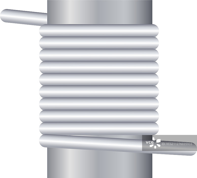 工业磁线圈卡通风格图标图片素材