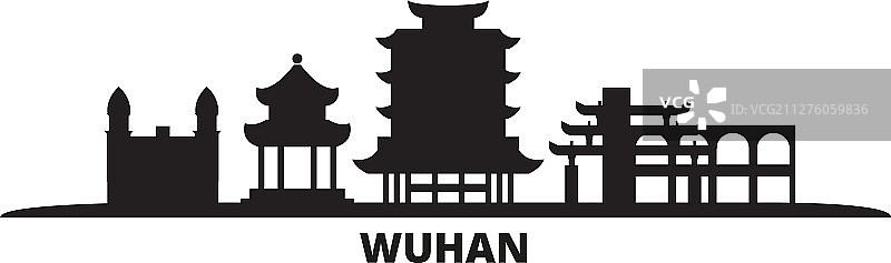 中国武汉城市天际线图片素材