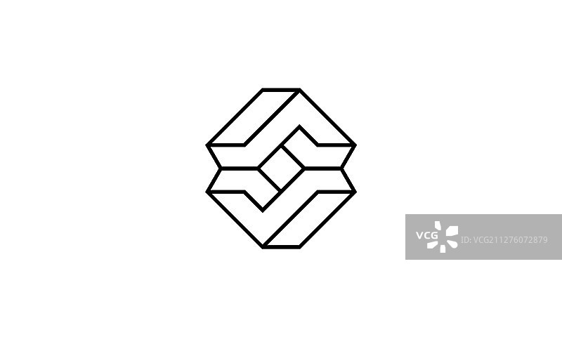 3D字母A和V标志设计概念图片素材