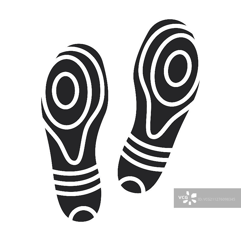 鞋子图标黑色图案图片素材