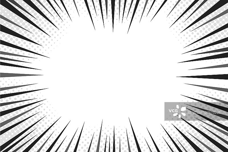 抽象漫画书闪光爆炸放射线图片素材
