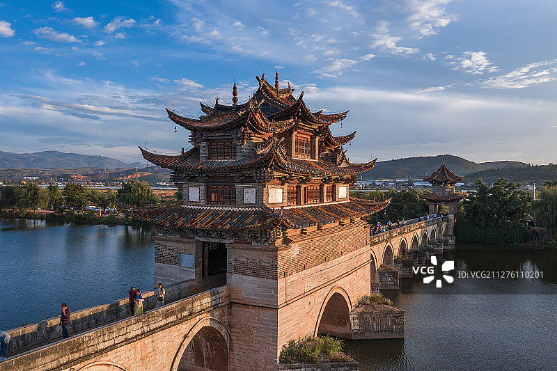 建水双龙桥图片素材