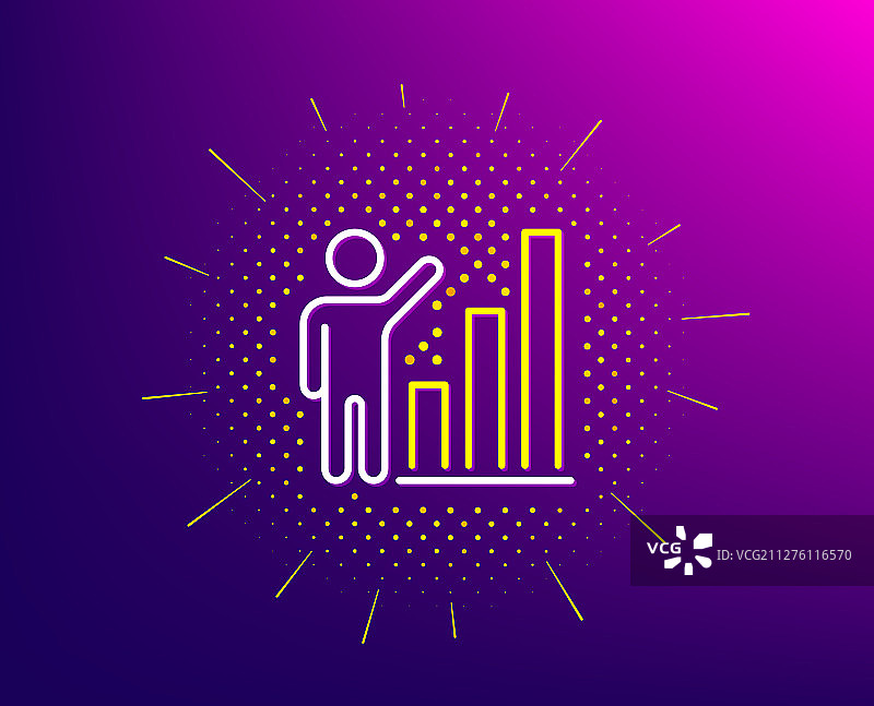 图表线性图标柱状图标志图片素材