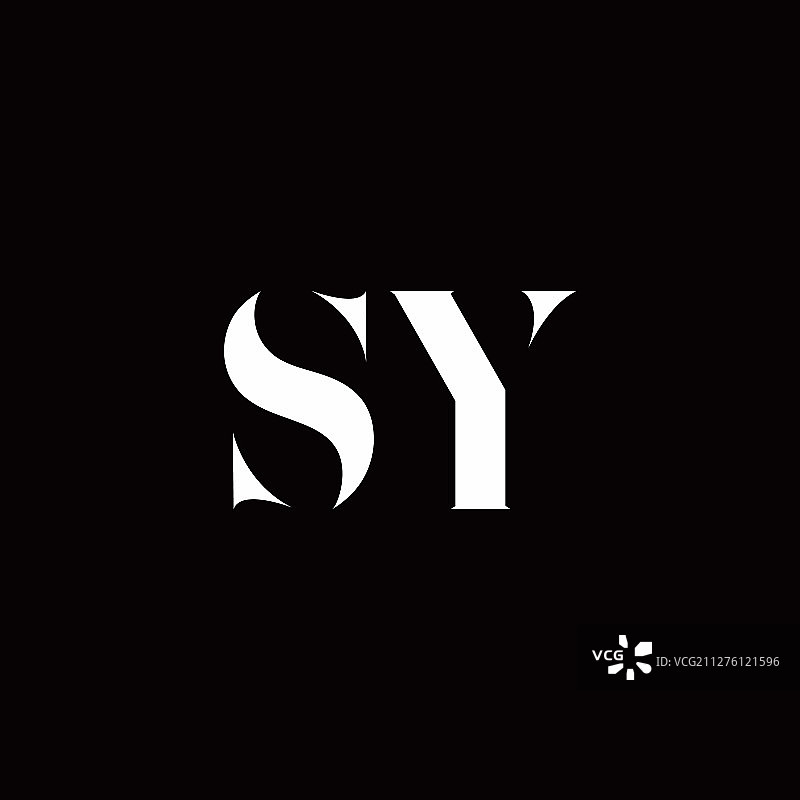 SY标志字母首字母标志设计模板图片素材