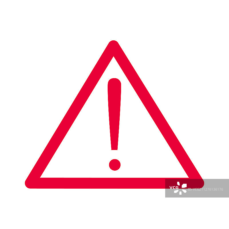 注意危险标志符号或贴纸图片素材