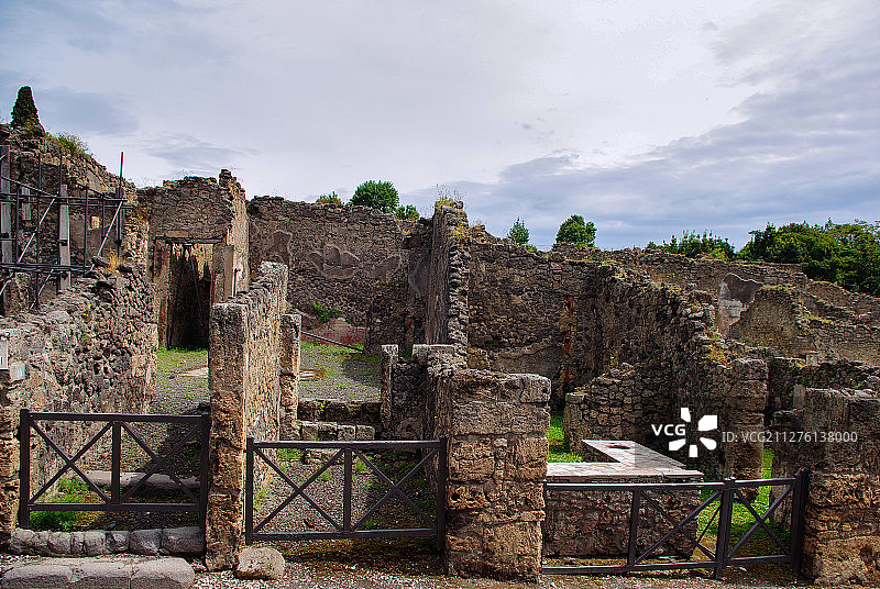 意大利庞贝古城图片素材