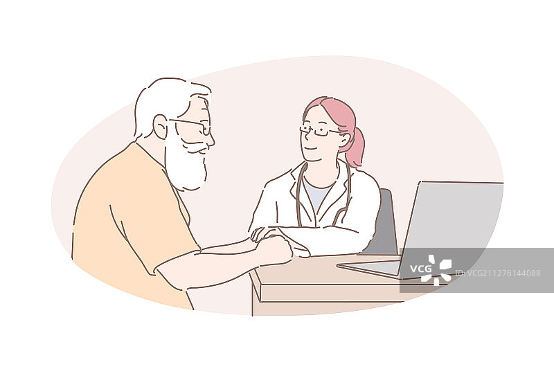 医疗行业体检医生图片素材