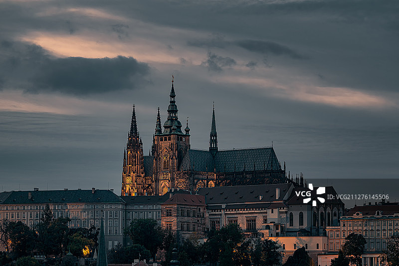 布拉格城堡图片素材