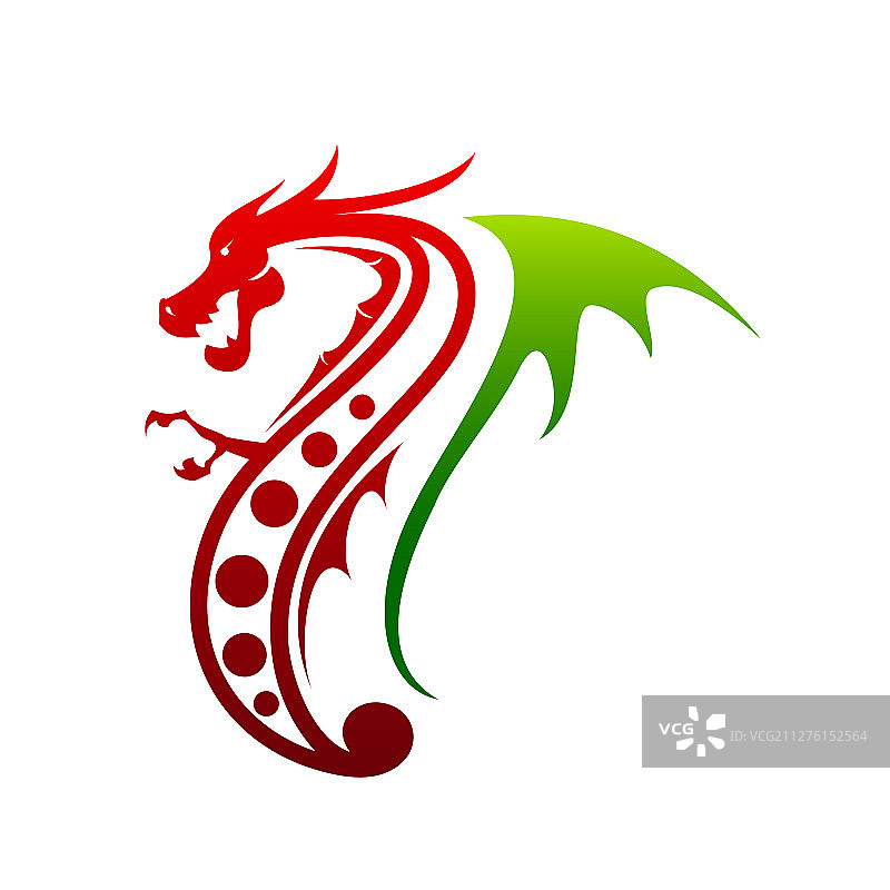 龙形象标志设计吉祥物图片素材