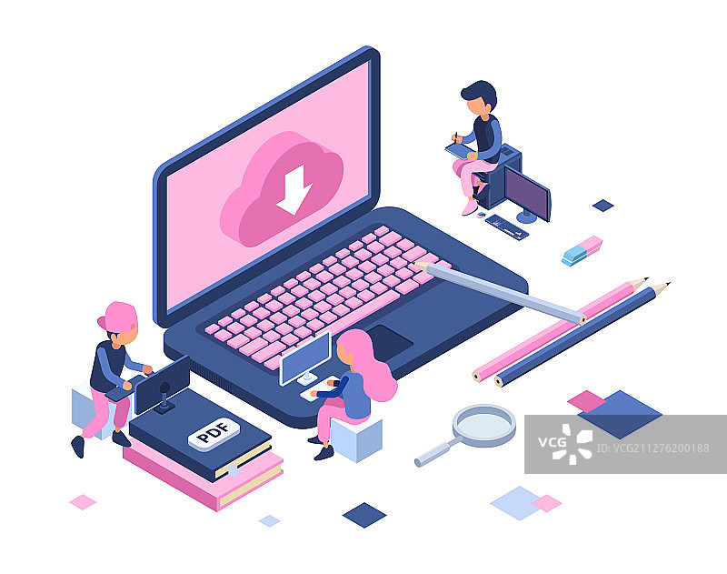 自由职业概念远程雇员自由职业者图片素材