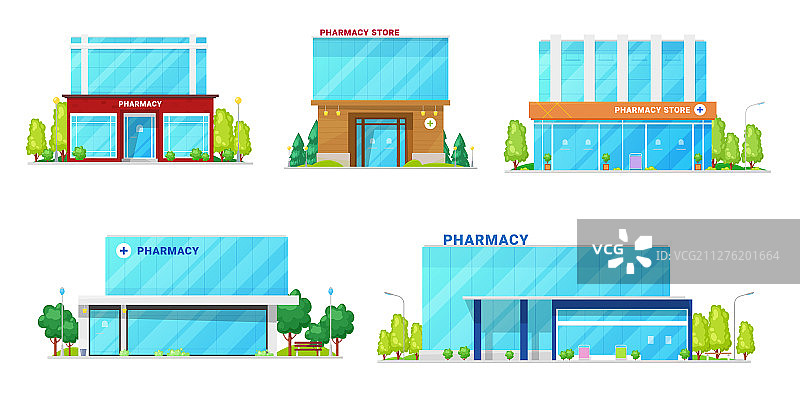 药品药店建筑图片素材