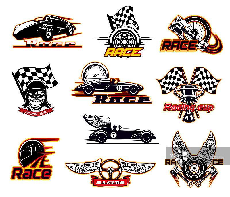 跑车赛事街头赛车俱乐部图片素材