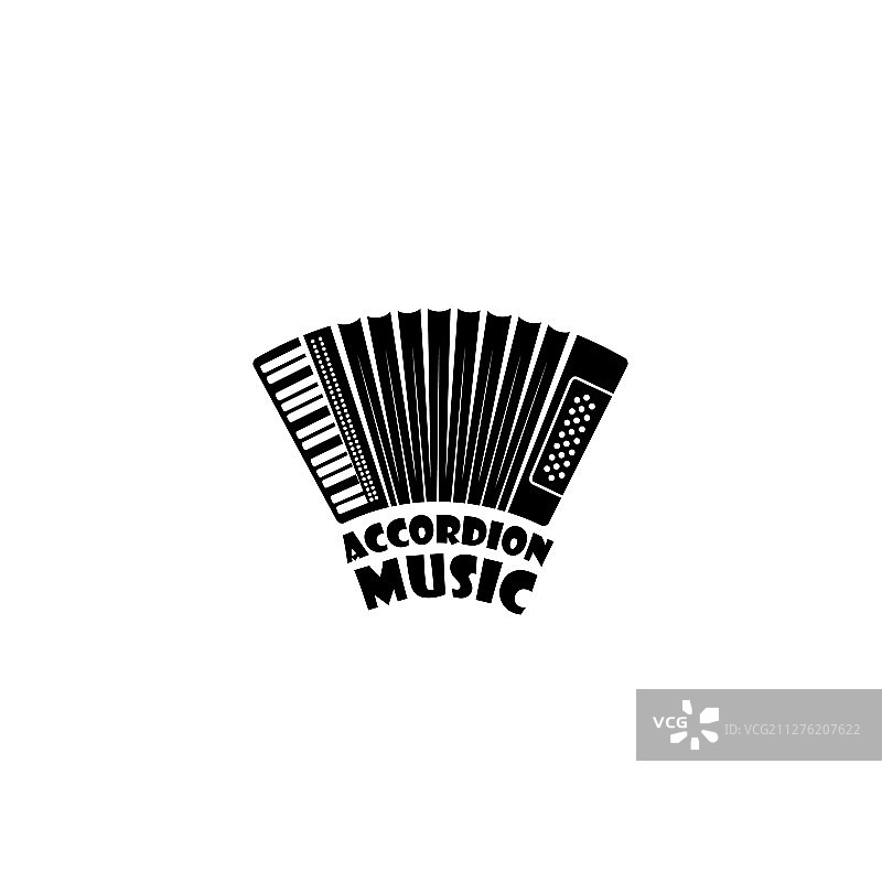 抽象手风琴标志图片素材