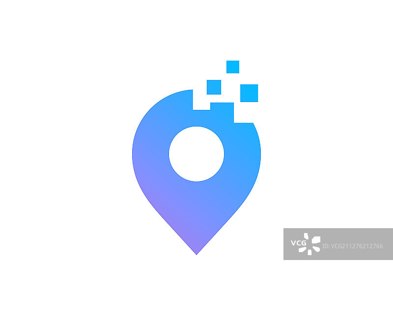 地理标记或定位图钉标志图标设计图片素材