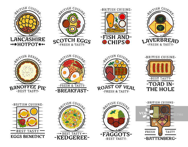 传统英式菜肴酒吧菜单图片素材