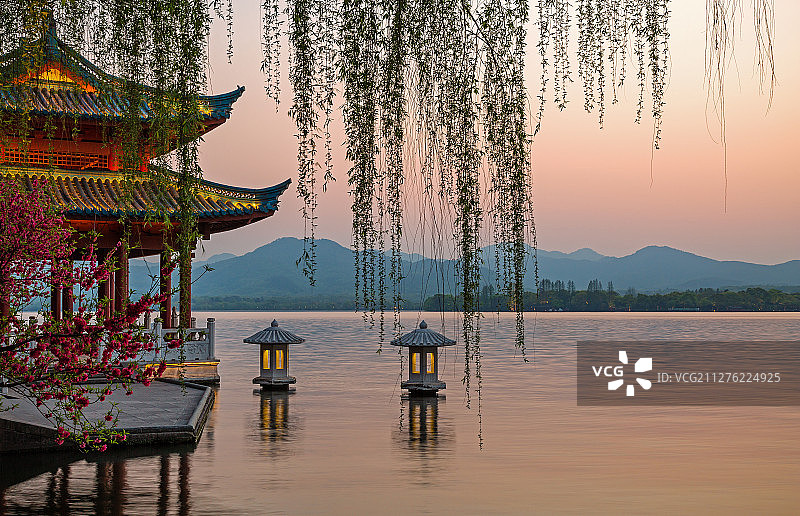 杭州西湖南宋御码头图片素材