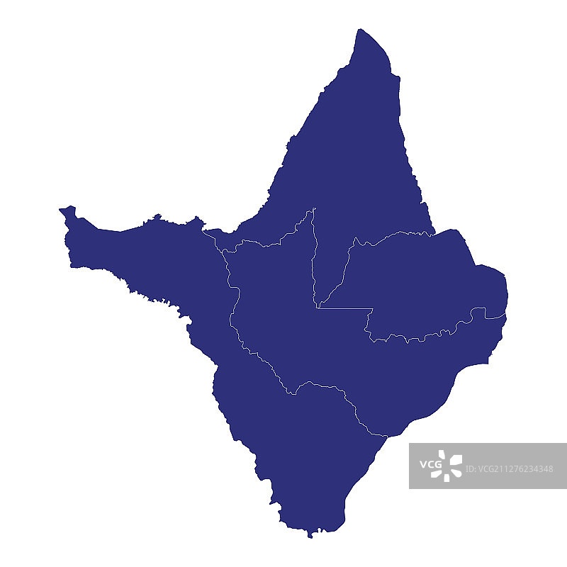 高品质巴西地图图片素材