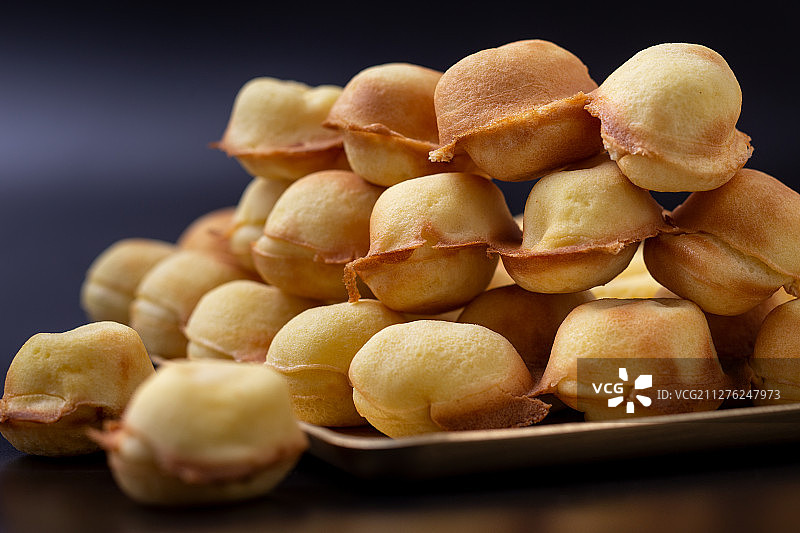 广式小吃-鸡蛋仔图片素材