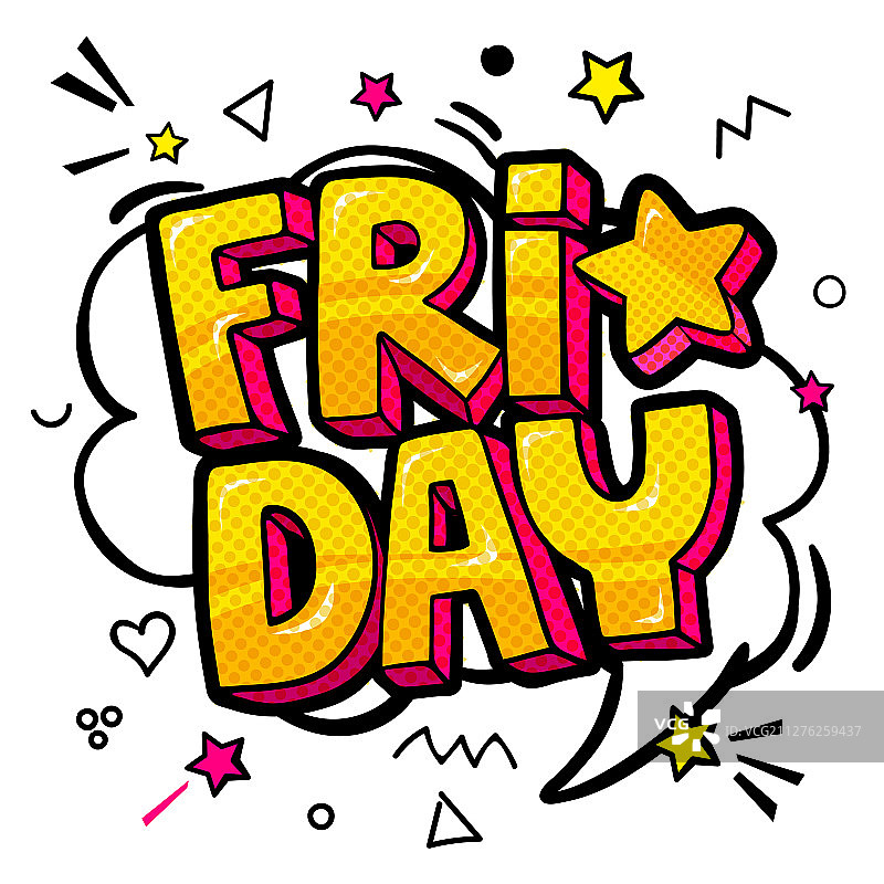 漫画音效波普艺术风格图片素材