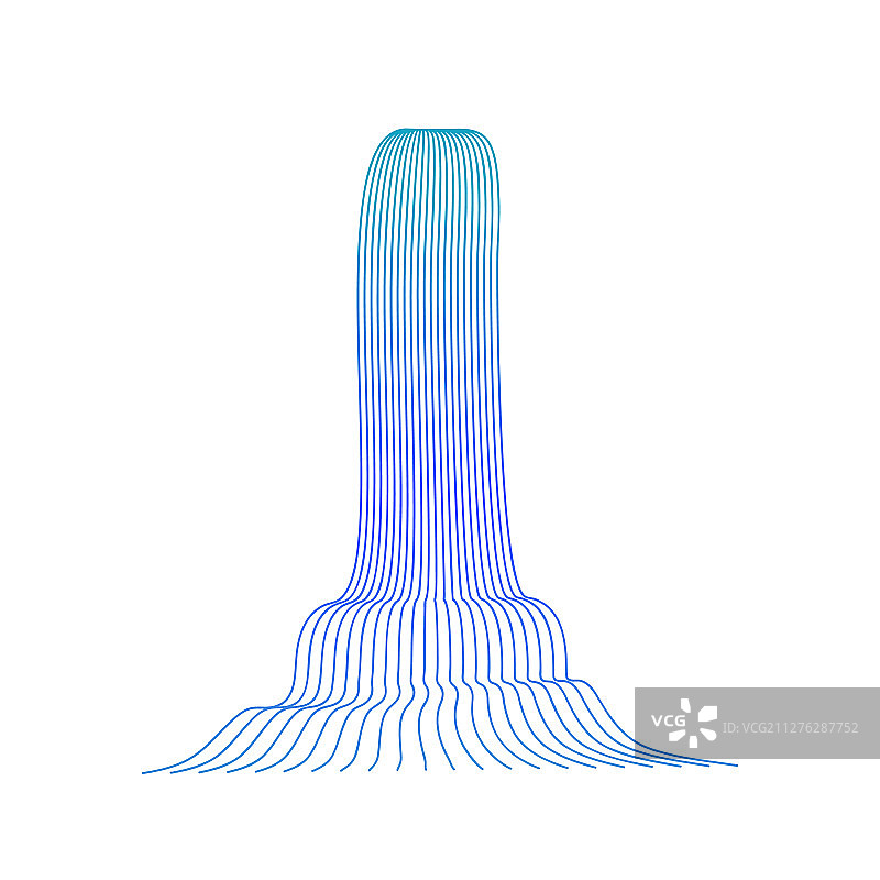 瀑布景观图片素材