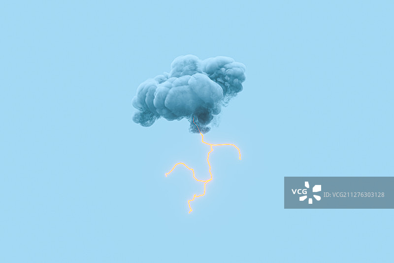 天气预报图标 三维渲染图片素材