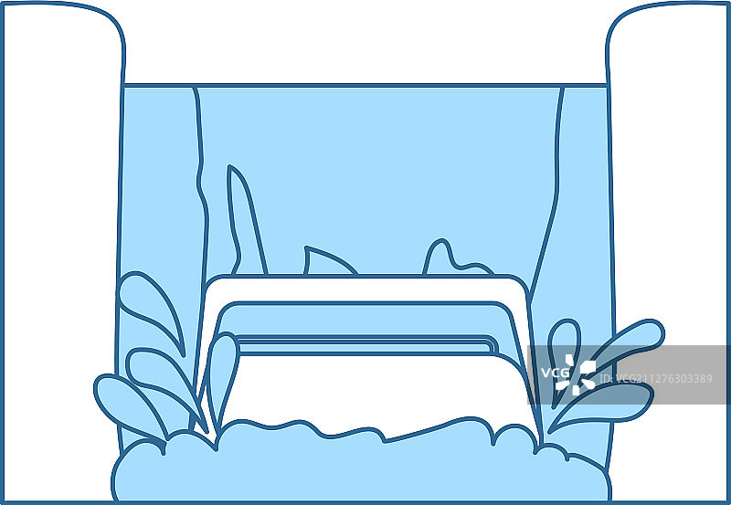 水上划船图标图片素材