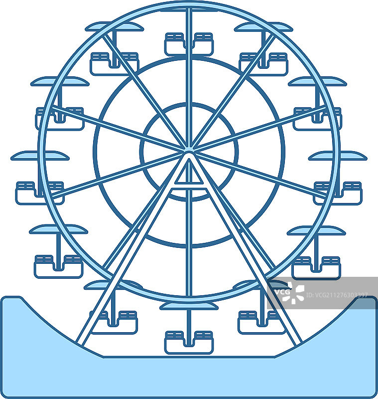 摩天轮图标图片素材