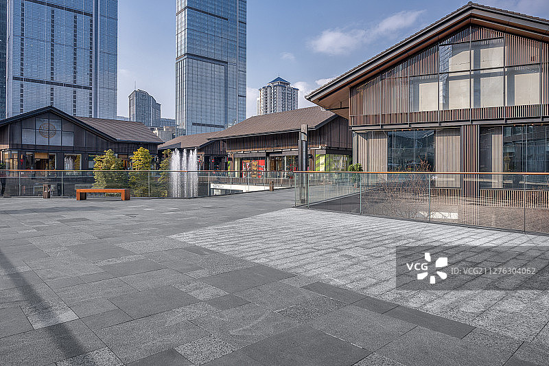 成都太古里的街道图片素材