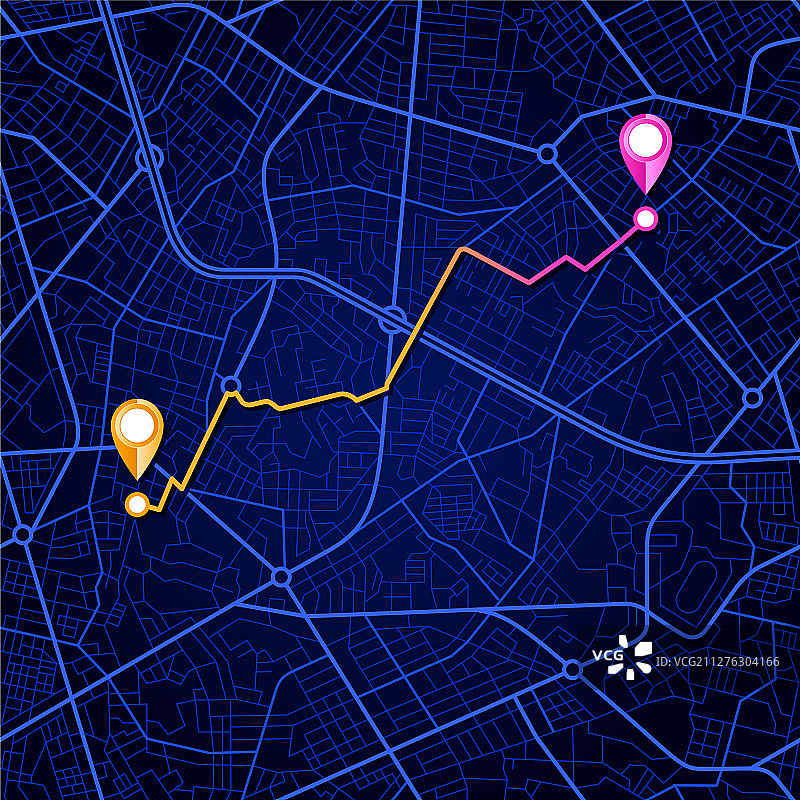 城市地图导航图片素材