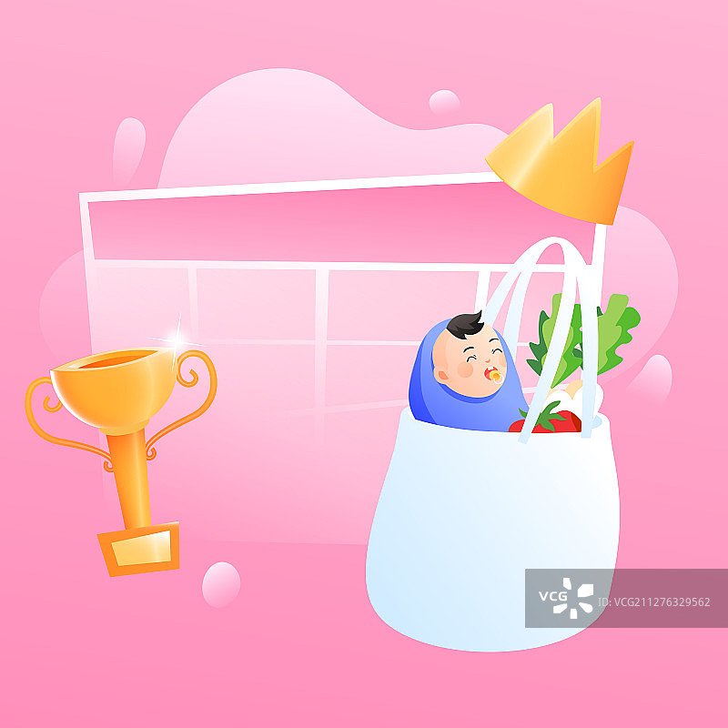 卡通超级英雄妈妈母亲节亲子活动电商促销背景矢量插画图片素材