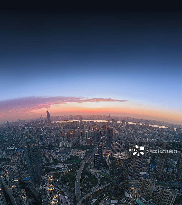 武汉城市航拍图片素材