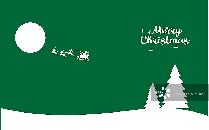 优雅的圣诞节新年贺卡图片素材