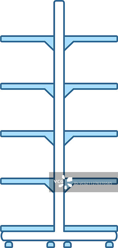 超市展示柜图标图片素材