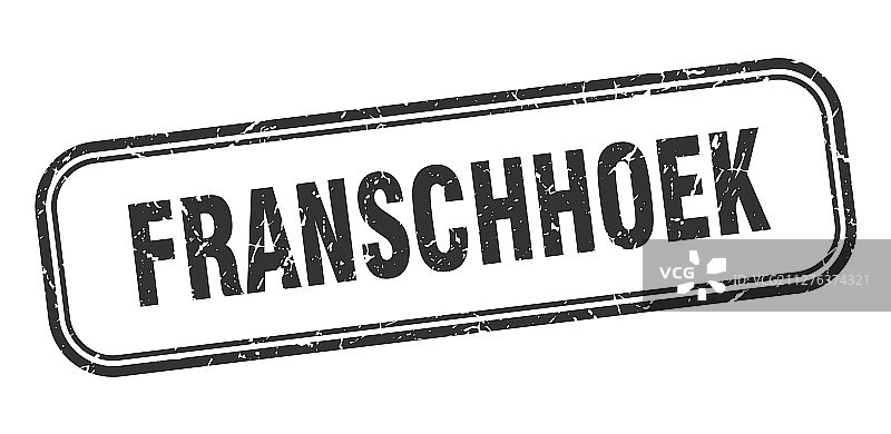 弗朗舒克黑色Grunge印章图片素材