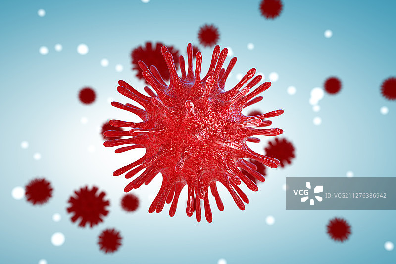 病毒，三维图像图片素材