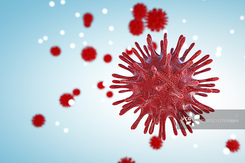 病毒，三维图像图片素材