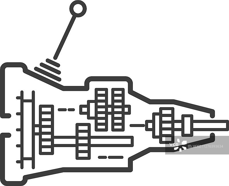 汽车变速器图标 - 汽车换档符号图片素材