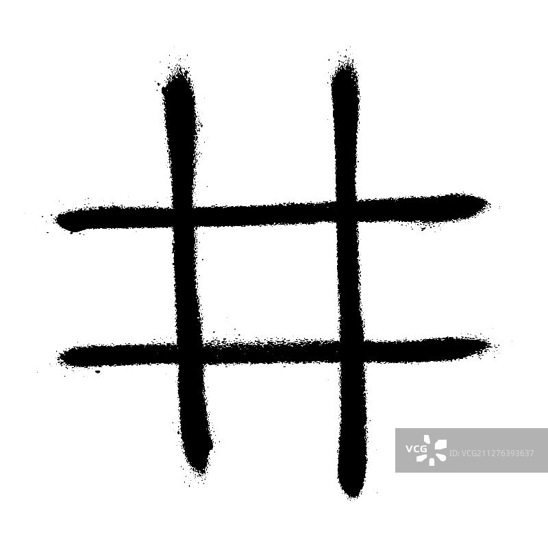 手绘井字棋图片素材