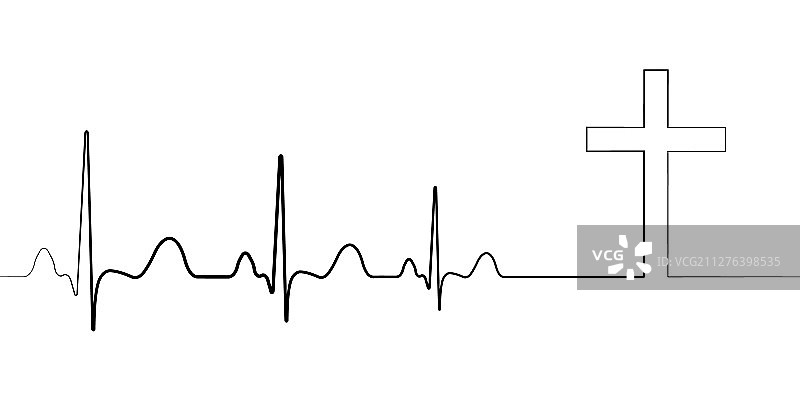 死亡图标，心脏骤停图片素材
