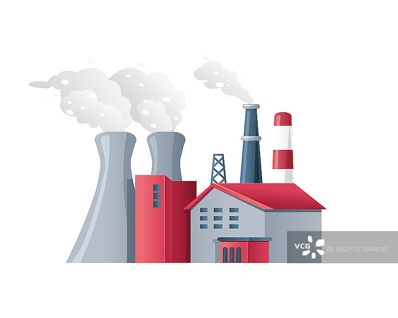 工厂空气污染环境图片素材