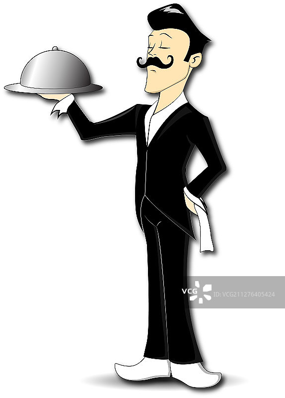 服务员角色图片素材