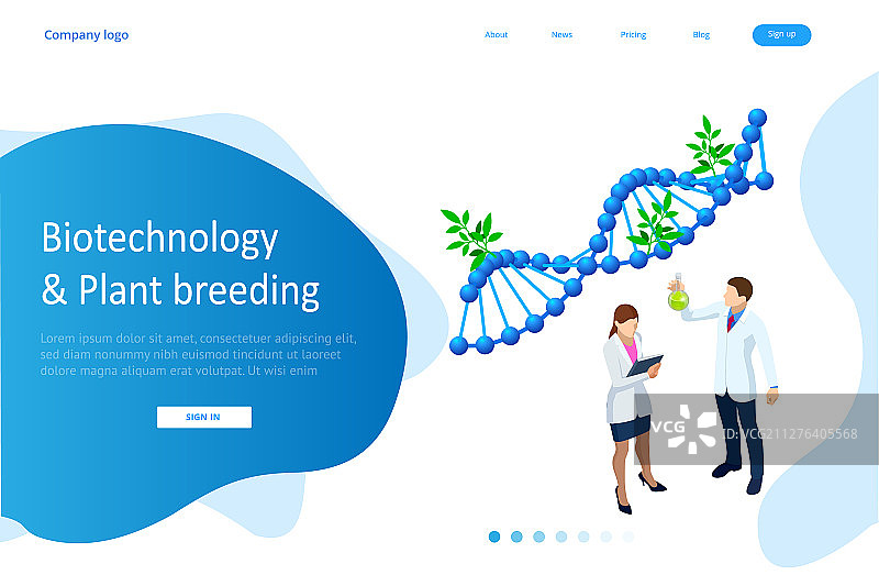 2.5D实验室探索概念设计图片素材