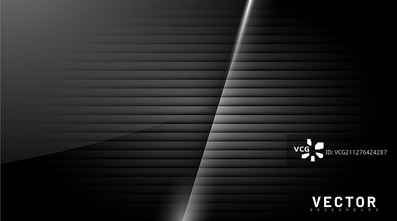 黑色光面重叠抽象背景图片素材