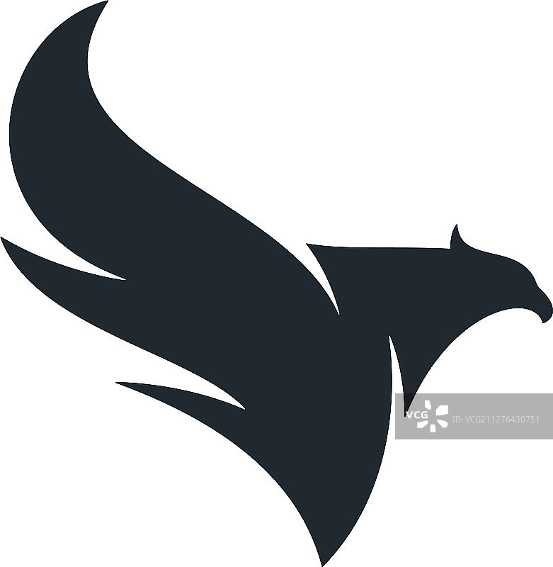 飞鹰抽象图标图片素材