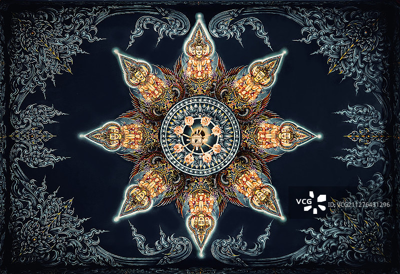 屋顶的艺术图片素材