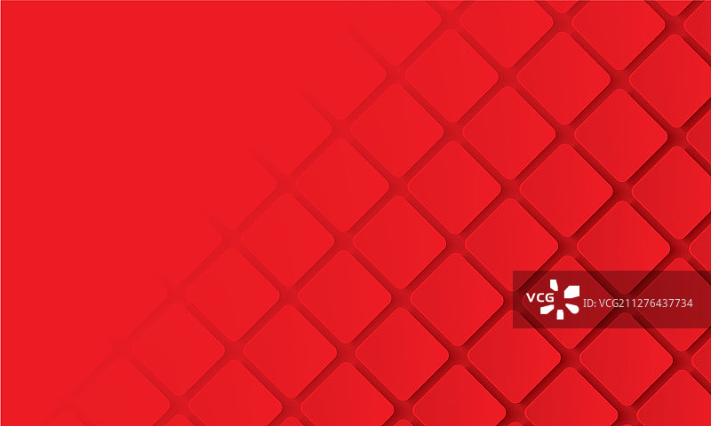 纸艺中的红色几何方形背景图片素材