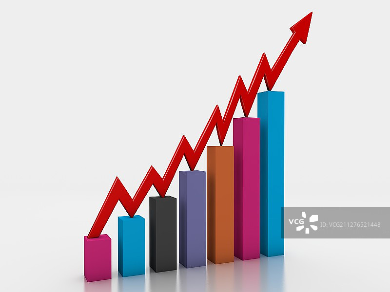 股票增长熔断图片素材