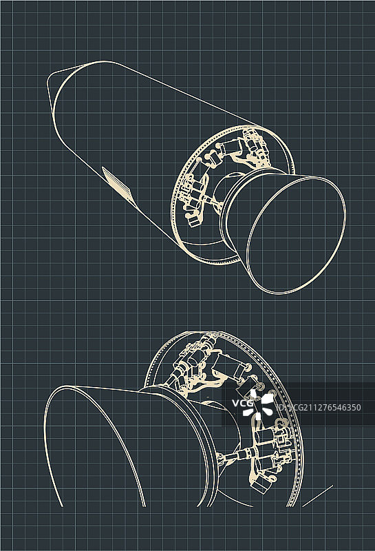 宇宙飞船绘画图片素材