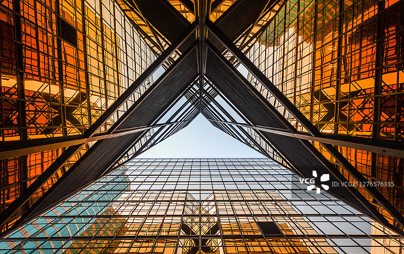 中港城玻璃幕墙图片素材