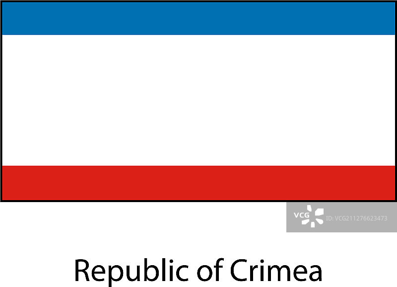 克里米亚旗帜俄罗斯联邦国家旗帜图片素材
